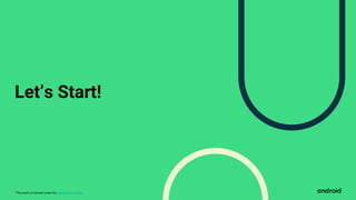 This work is licensed under the Apache 2.0 License
Let’s Start!
 