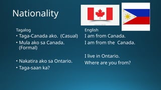 Thirty Tagalog Session 2 Tutorial for Tagalog beginners | PPTX