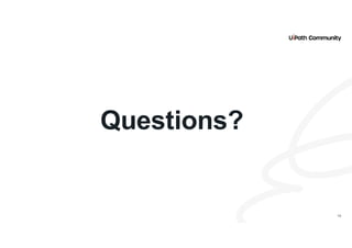 19
Questions?
19
 