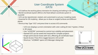 Wcs Command Icon Comprehensive AutoCAD Basics: Templates, Units, Commands & Workspace ...