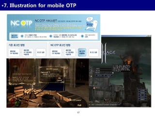 17
•7. Illustration for mobile OTP
 