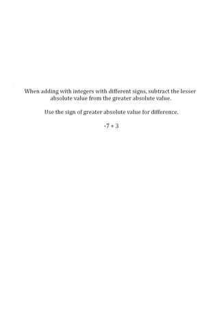 Session 2: Add Integers
