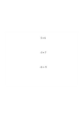 Session 2: Add Integers