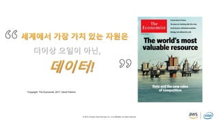 © 2019, Amazon Web Services, Inc. or its affiliates. All rights reserved.
*Copyright: The Economist, 2017, David Parkins
 