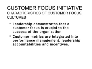 CRMSession 2 - Customer Focused Organisations