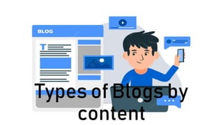 Types of Blogs by
content
 