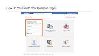 How Do You Create Your Business Page?
 