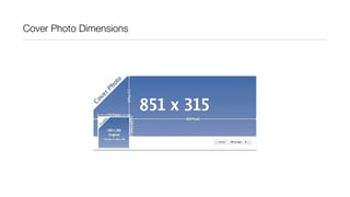 Cover Photo Dimensions
 