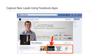Capture New Leads Using Facebook Apps
 