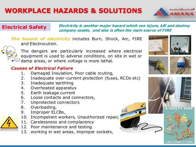 Electrical hazards safety talk
