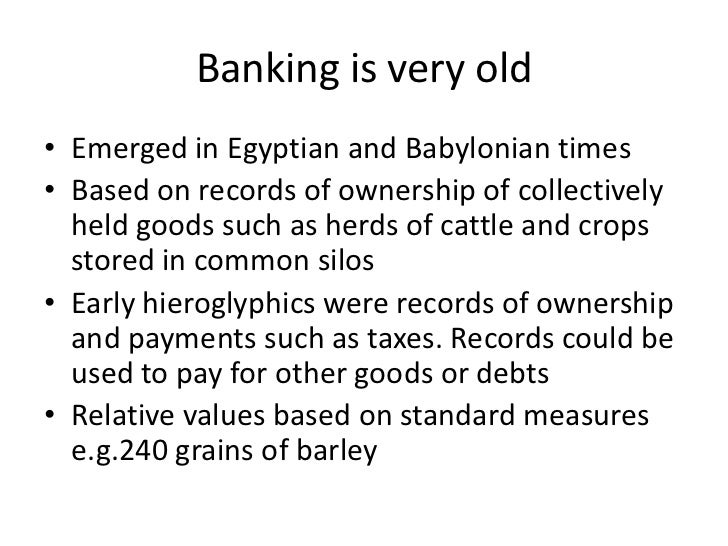 Essay on banking