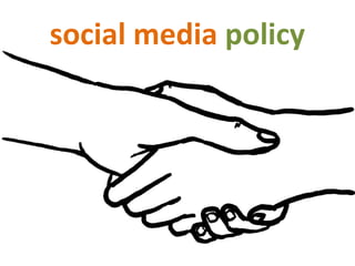 social media policy
 