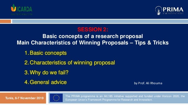 Characteristics Of A Winning Research Proposal Characteristics Of A Winning Research Proposal