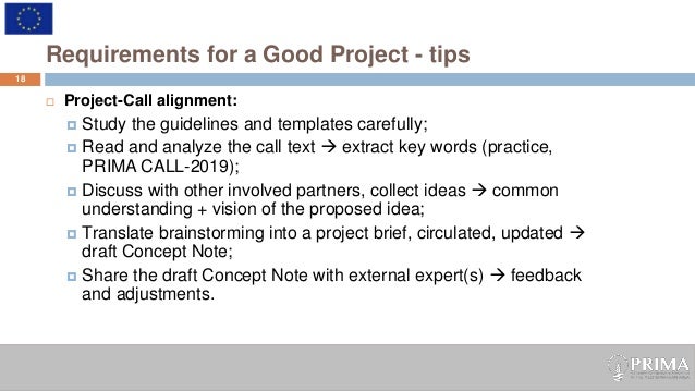 How a proposal should look image