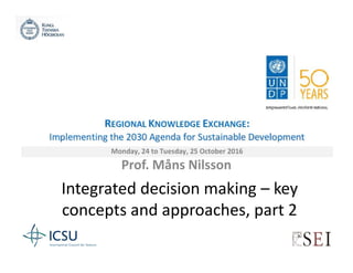 Integrated decision making – key concepts and approaches | PDF