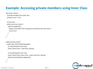 Session 21 - Inner Classes | PPT