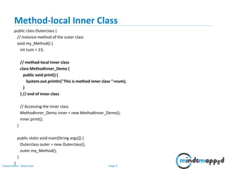 Session 21 - Inner Classes | PPT