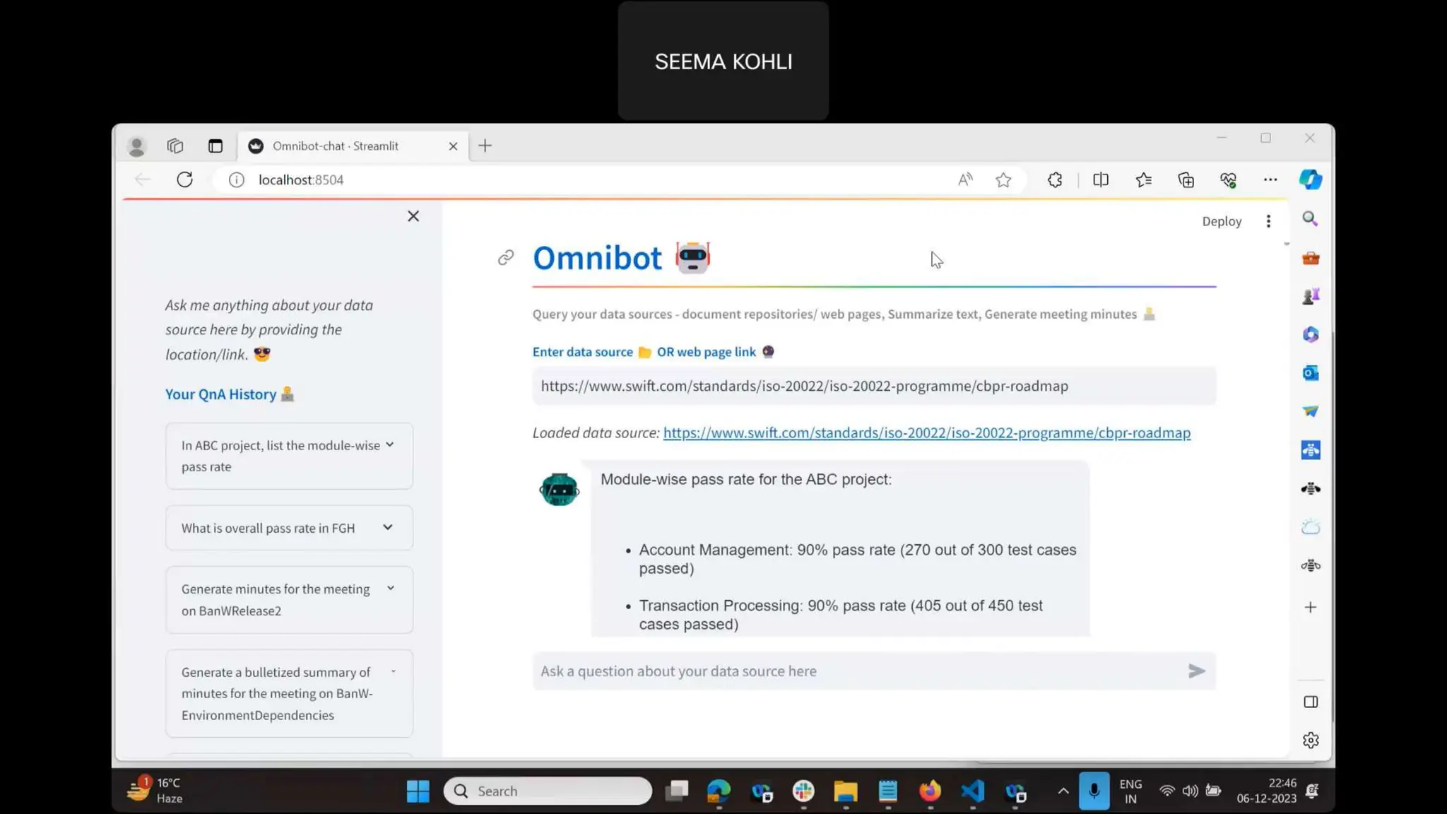 G lobal T esting Retreat
#ATAGTR2023
G lobal Testing Retreat
#ATAGTR2023
U S E C A S E D E M O
 