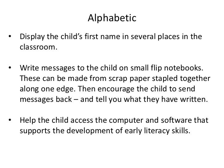alphabetic principle alphabetic principle