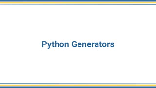 session 26 python generators and iterators | PDF