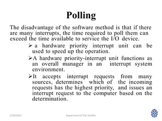 CS304PC: Computer Organization and Architecture Session 27 priority ...