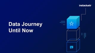 Data Journey
Until Now
 