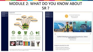 MODULE 2: WHAT DO YOU KNOW ABOUT
5R ?
 
