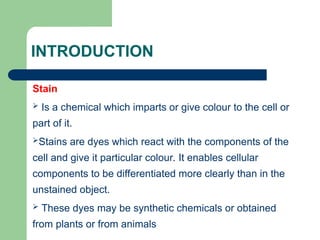 Comprehensive Overview of Biological Stains and Staining Techniques in ...