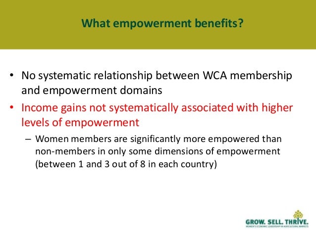 advantages of empowering women According to a report by the un, empowering women in the spheres of economics, education, human rights, and politics has significant advantages. advantages of empowering women According to a report by the un, empowering women in the spheres of economics, education, human rights, and politics has significant advantages.