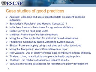 Monitoring MDGs and influencing policy – practical approaches and experience in Asia