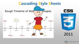 Cascading Style Sheets
2011
 