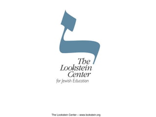 The Lookstein Center – www.lookstein.org
 