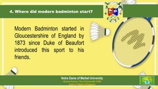 Session 2 History and Origins of Badminton.pptx