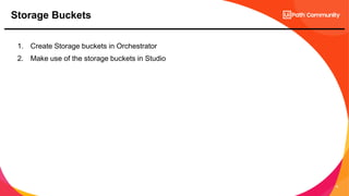 Session 2: Orchestrator Deep-Dive and UiPath Integration Service ...