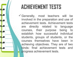 Types of language assessment | PPT
