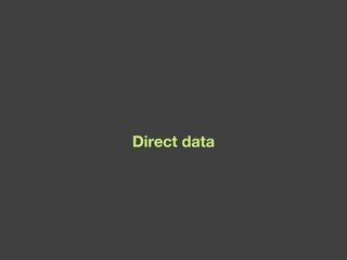 Direct data 