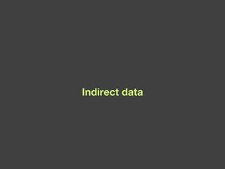 Indirect data 