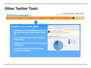 Other Twitter Tools 