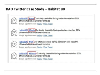 BAD Twitter Case Study – Habitat UK 