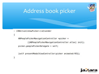 Address book picker
 
