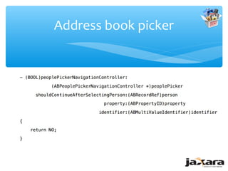 Address book picker
 