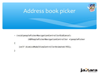 Address book picker
 
