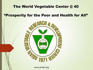 Session 3.3 Moringa for improved nutrition