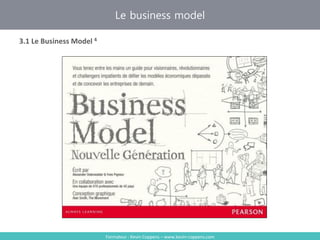 Formateur : Kevin Coppens – www.kevin-coppens.com
Le business model
3.1 Le Business Model 4
-
 