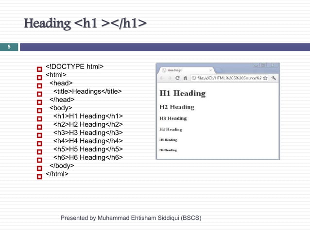 Formatting of a Text in Html (Session 3) | PPT