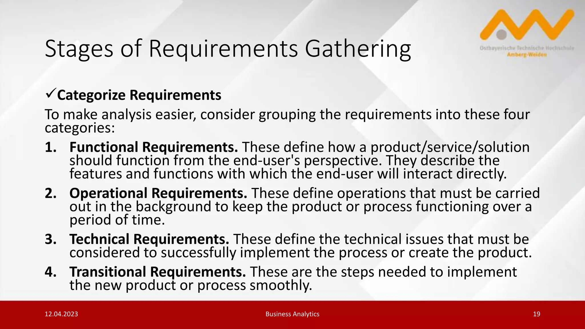 requirement gathering | PDF
