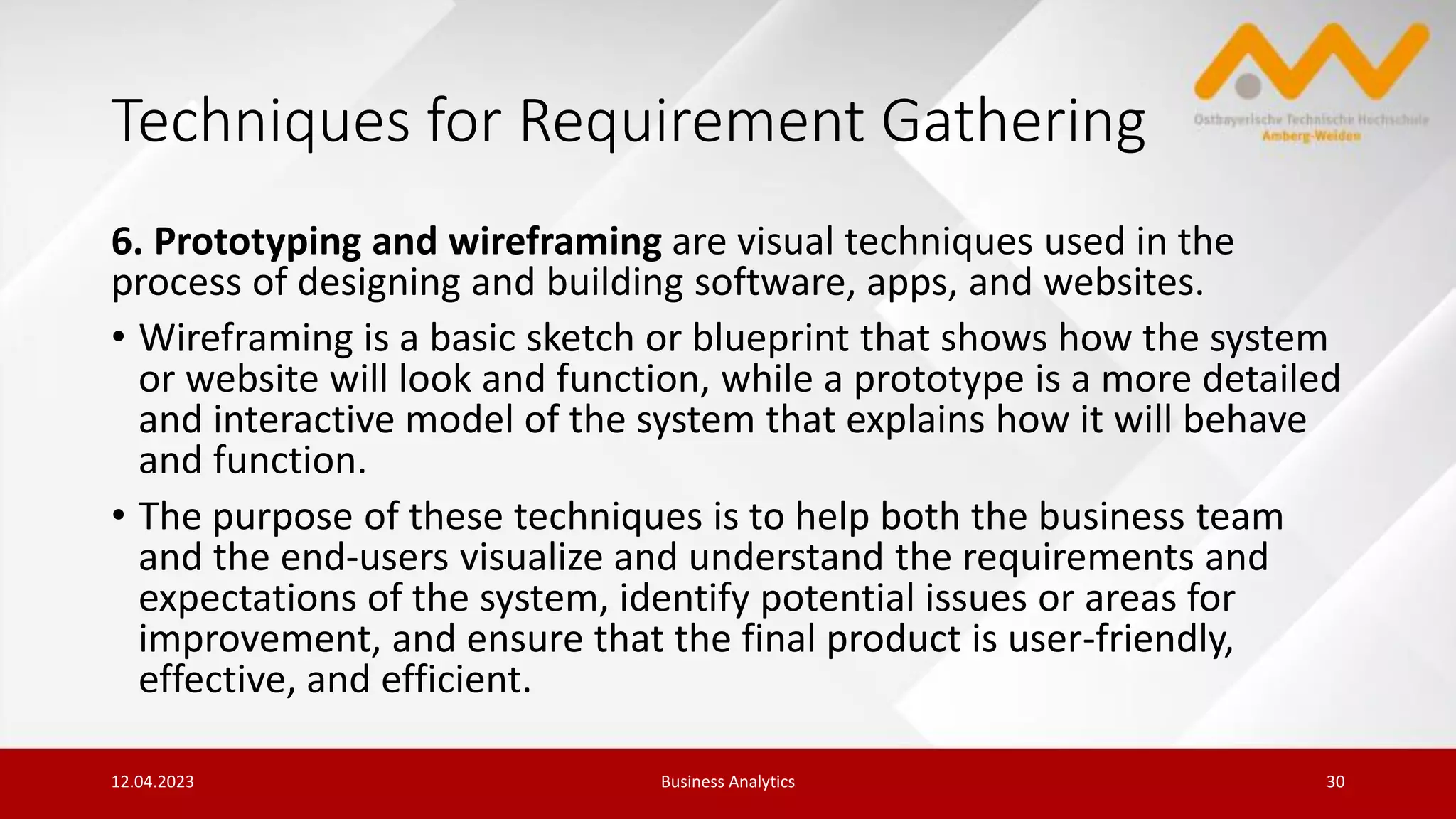 requirement gathering | PDF