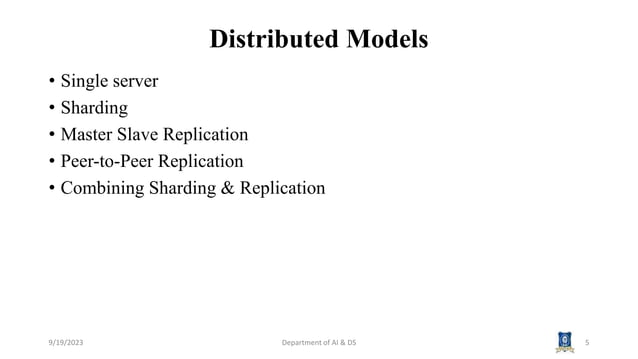 CCS334 BIG DATA ANALYTICS Session 3 Distributed models.pptx