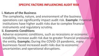 Audit Financial Risk Examples SESSION 3 . AUDIT RISK,VOUCHING AND VERIFICATION FINAL.pptx