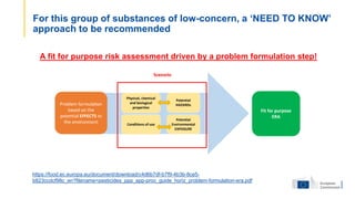 Problem Formulation Risk Assessment Seminar on Emerging Risk Assessment Approaches for Biopesticides ...